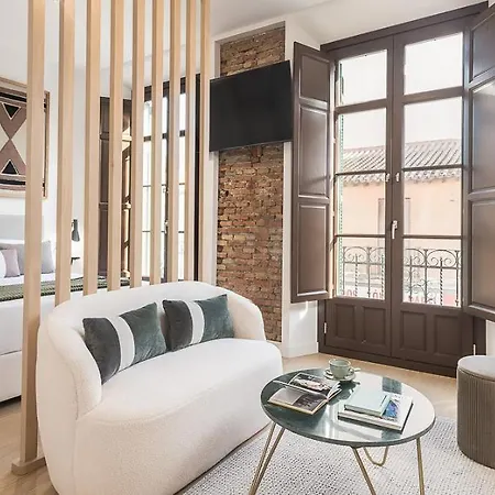 Apartment Homeclub With Rooftop Close To Thyssen & Marmoles Ii Malaga